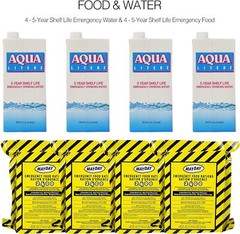 72 Hour Deluxe Emergency Kit, 4-Person 3-Day Backpack, First Aid Kit, Survival B