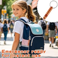 200 Pcs Emergency Whistles with Keychains, Bulk Whistles Emergency Whistle