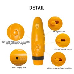 Electronic Whistles for Referees with USB Charging, 3 Tone High Volume Whistl…