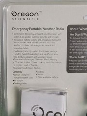 Oregon Scientific Emergency Portable Weather Radio – WR601