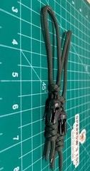 2 Pcs Keychain or knife lanyard Spartan Helmet Bead