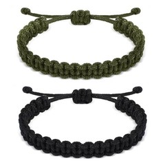 Inbagi Paracord Bracelet for Men Paracord Survivor Bracelets, Handmade Braide…