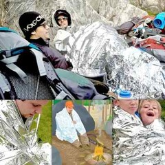1 Emergency Thermal Blanket 84″ 52″ – Stay Warm – Survival, Camping, First-Aid
