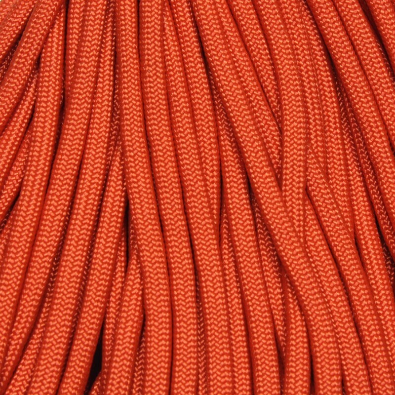 550 Paracord Orange Solar 100 FT USA MADE & SELLER same day shipping