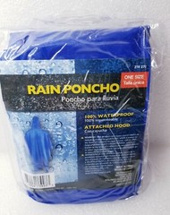 PONCHO Mens Waterproof Rain Coat Travel Hoodie Hiking Gear Survival Backpacking