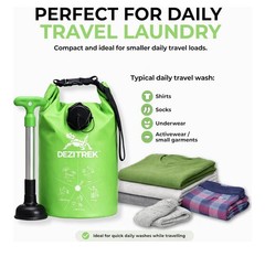 Dezitrek All In One Hand Wash Bag- Off The Grid Washing Machine