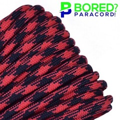 Black Widow – 50 FT – 550 Paracord Rope 7 strand Parachute Cord