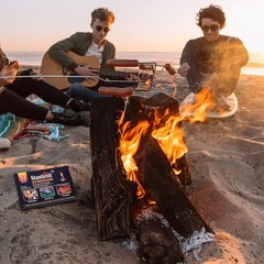 Odorless 24 Pack Fire Starters – Fast Lighting Charcoal for Smokers & Fireplaces