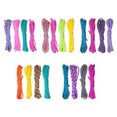 Heavy Duty Polyester Paracord Rope 4mm 7 Strand Paracord String for Braiding
