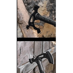 55-57HRC Steel Outdoor Multifunction Survival Hammer Axe Emergency Camping Hiking
