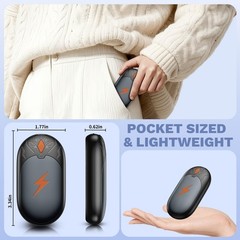 Ajvv Hand Warmers Rechargeable 2 Pack Electric Hand Warmer Up To 24Hrs