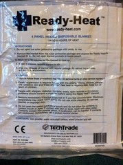 ONE NEW READY-HEAT 4-PANEL HEATED BLANKET 36×48″ Emergency/Survival S4RHMD