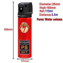 4 Pack Pepper Spray Self Defense Personal Safety Max Strength Security 3.7 fl oz