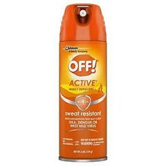 OFF! Active Insect Repellent Sweat Resistant 6 Ounce Spray Can