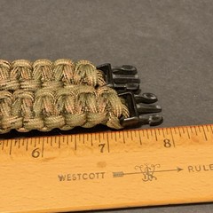 Green Desert Camo Strand Paracord Bracelets Camping Hunting Nature