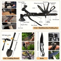 250 Piece Emergency Kit for Outdoor and Earthquake