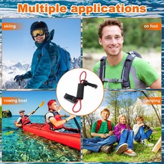 Safety Whistle with Lanyard – Floatable Marine Signal for Camping, Hiking, Fishi