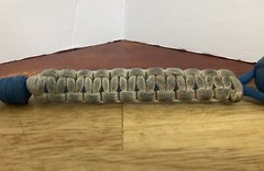 Monkey Fist Paracord Keychain, Used