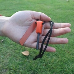 Emergency Fire Starter Flint Steel Striker Ferro Rod Waterproof Camping Lighter