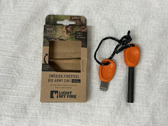 Light My Fire – Swedish Firesteel Scout 2in1 Fire Steel Fire Starter NEW Orange