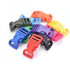 CooBigo 10 Pack Assorted Side Release Buckles 5/8″ Plastic Paracord Bracelet Buc