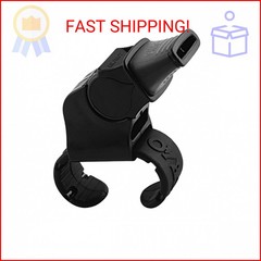 Fox 40 Sonik Blast CMG Fingergrip Pealess Whistle – Black