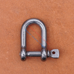 5X Solid 304 Stainless Steel U Style Shackle Buckle Clasp For Paracord Bracelet