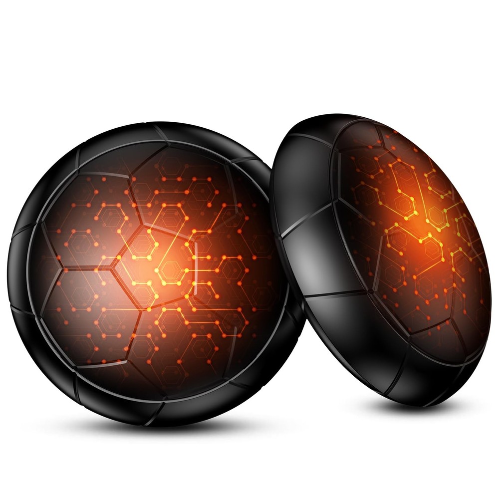 AJVV Hand Warmers Rechargeable 2 Pack, Electric Compact, Nightfall Black