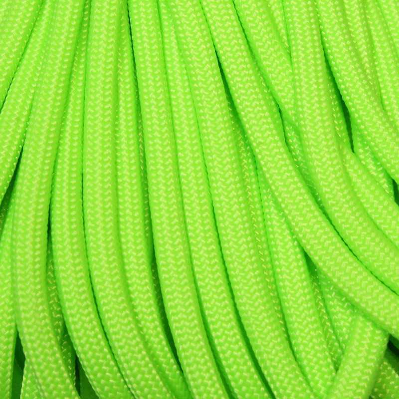 550 Paracord Neon Green 10 ft US made (USA SELLER same day shipping)