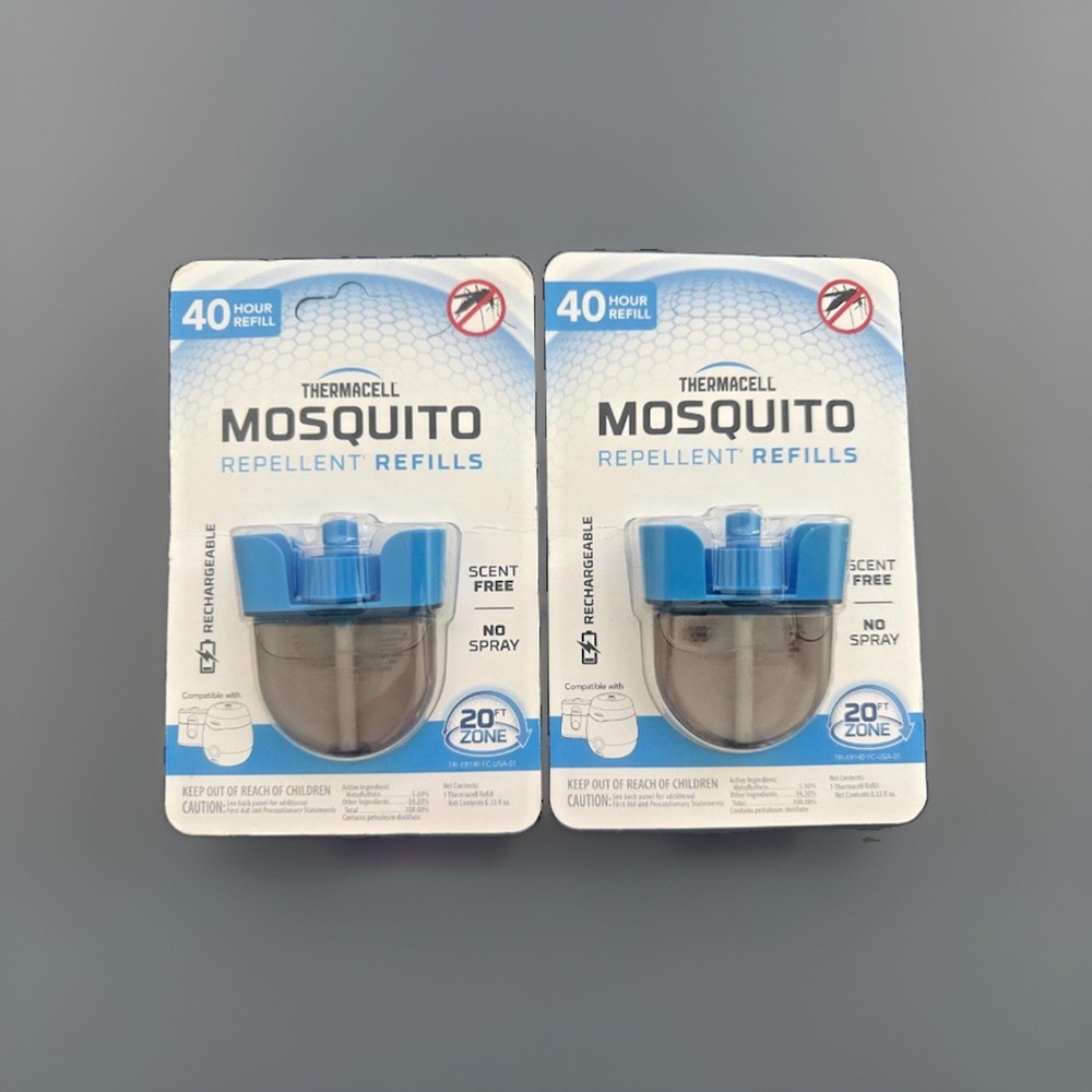 Thermacell Rechargeable Mosquito Repeller Refills – 40 Hour x 2 Pack