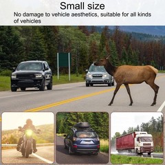 4Pcs Ultrasonic Deer Warning Whistles for Vehicles – Avoid Collisions with Wi…