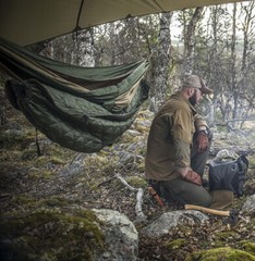 Helikon Tex Swagman Roll Basic Outdoor Bushcraft Poncho Camping Woobie Black
