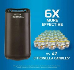 Lot Of 2 Thermacell Patio Shield 15FT Zone Mosquito Repellent