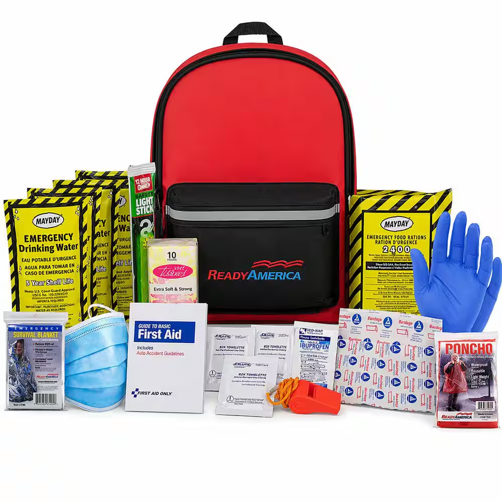 1-Person 3-Day Emergency Kit with Backpack