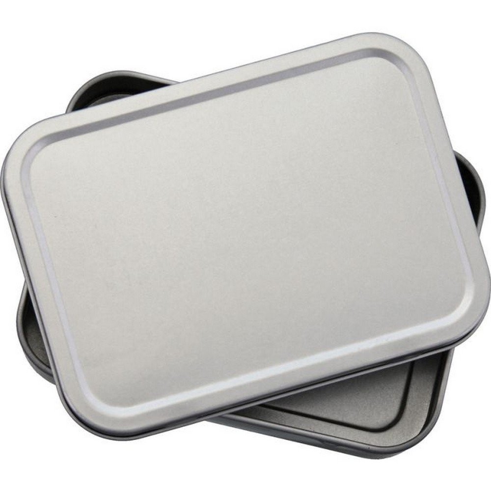 Marbles Empty Survival Tin Rubber Seal On Inside Of Lid Aluminum Construction