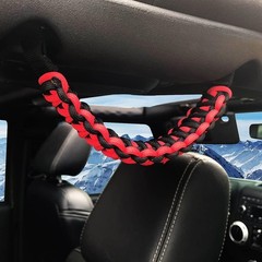 4 X Paracord Grab Handles Compatible with Wrangler JK JKU JL JLU JT Accessories