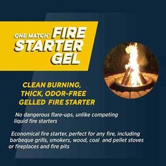 One Match Fire Starter Gel 16 fl. oz Rutland