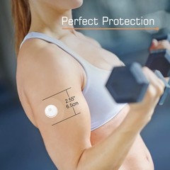 55Pack Freestyle Sensor Covers for Libre 3 Plus, Clear | Waterproof Libre 3 P…