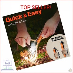 Fire Starter Survival Tool – All-in-One Patented Flint and Steel Fire Striker Ki