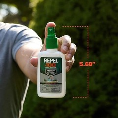Repel 100 Insect Repellent, Pump Spray, 4-Fluid Ounces, 10-Hour Protection khry