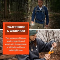 S.O.L. Survive Outdoors Longer Fire Lite Fuel Free Rechargeable Lighter