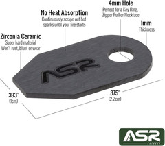 Micro EDC Ceramic Striker Survival Fire Starter – Create Sparks Emergency Sur…