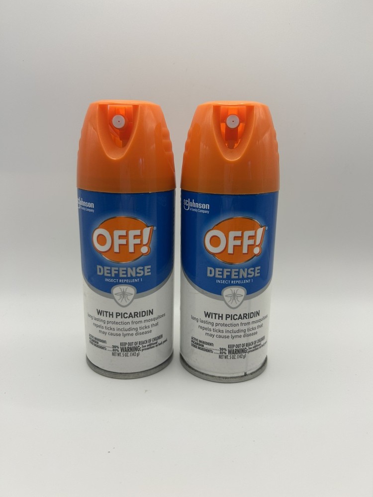 NEW! 2 Pack – Off! Defense Insect Repellent With PICARIDIN, (2) 5 Oz Cans