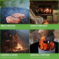 130 Pcs Natural Wood Fire Starters – Perfect for Every Occasion