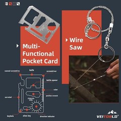 12-in-1 Survival Gear Kit – Unique Christmas Gift for Outdoor Enthusiasts