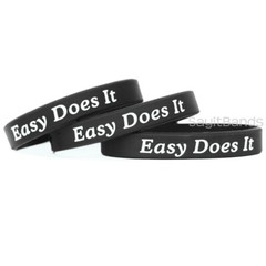 Easy Does It Wristbands – Motivation Inspiration Wholesale Bracelets