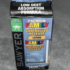 Sawyer Products Premium Family Insect Repellent 4oz Lotion Low Deet Absoprtion