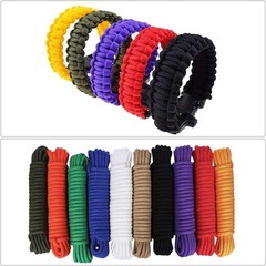 10 Pack Paracord 550 10 Feet 4mm Nylon Polyester 10 Colors DIY Craft Camping