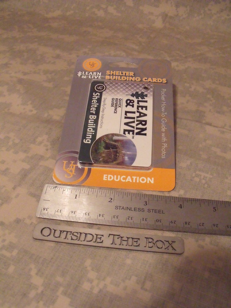 Ultimate Survival Technologies: Shelter Building Cards, UST, 9 Cards