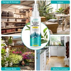 NATURAL Mosquito, Tick, and Insect Repellent with Natural Essential Oils FAMILY
